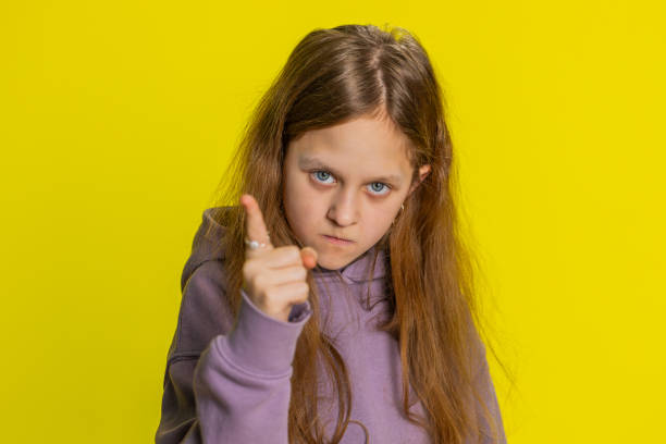 istock Displeased child girl gesturing hands with irritation blaming scolding for failure why this happened 2153906702
