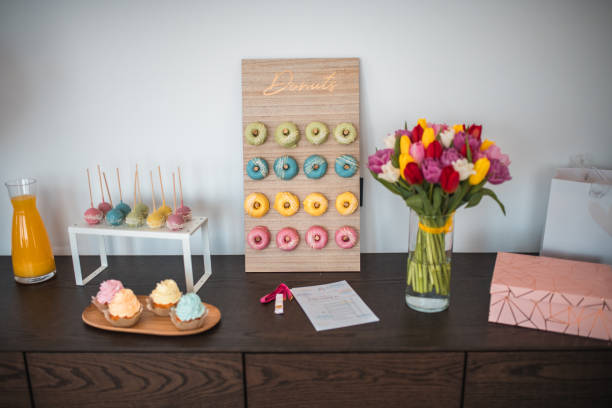 istock Artistic Baby Shower Donut Presentation 2153908047