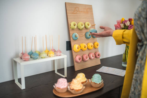 istock Delicate Dessert Choices at a Baby Shower 2153908076