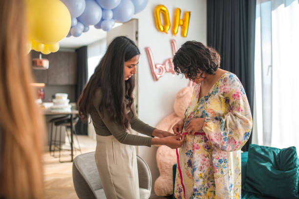 istock Maternal Bonding at a Diverse Baby Shower 2153908078