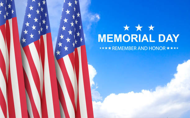 istock Memorial Day - Remember and Honor background. USA Memorial Day celebration 2153908528