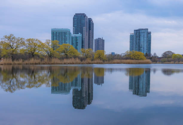 istock View Of Condominiums From Grenadier Pond 2153911220