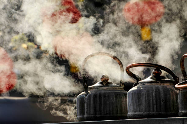 istock Kettles inside Chinese teahouse 2153912207