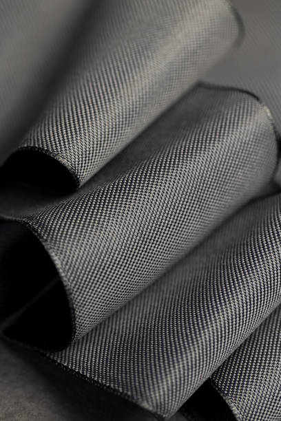istock shiny beautiful black satin ribbon 2153915586