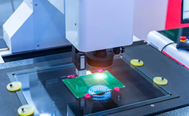 istock smart robot in manufacturing industry for industry 4.0 and technology concept. Robotic vision sensor camera system. 2153916463