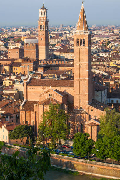 istock Panoramic view of Verona - Italy 2153916585