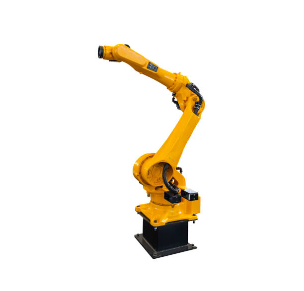 istock Industry robotic arm isolated on white background 2153916711