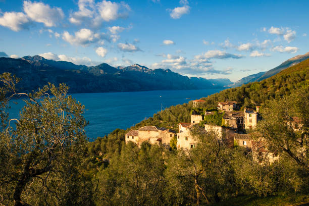 Campo is an isolated medieval hamlet almost uninhabited surrounded by olive groves, located on the hill over Brenzone on Lake Garda, the largest Italian lake and a major tourist destination in the province of Verona (Veneto, Italy)
