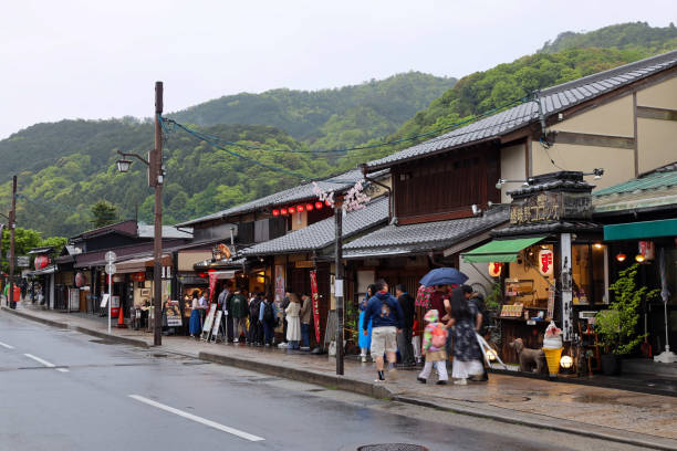 istock Arashiyama area in Kyoto, Japan 2153918068