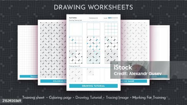 Drawing Tutorial Pamplet How To Draw A Pattern Step By Step Drawing Tutorial Draw Guide ...