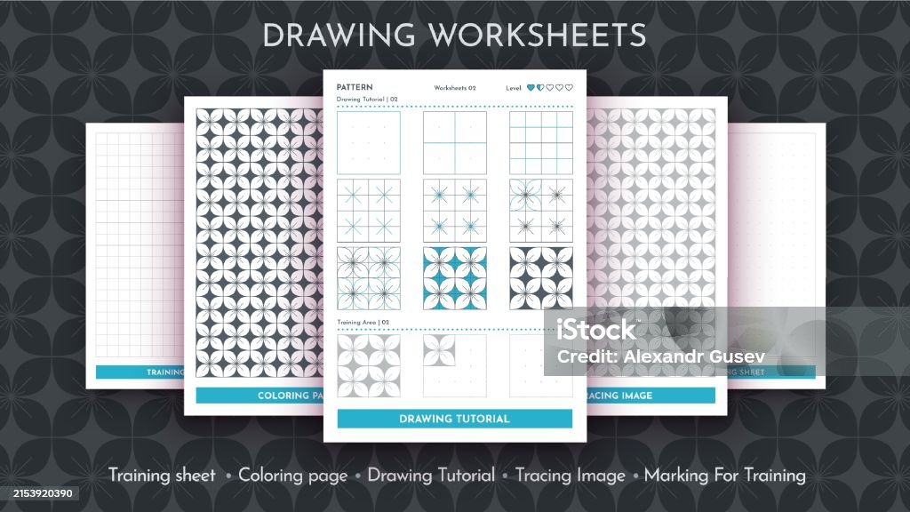 How To Draw A Pattern Step By Step Drawing Tutorial Draw Guide ...