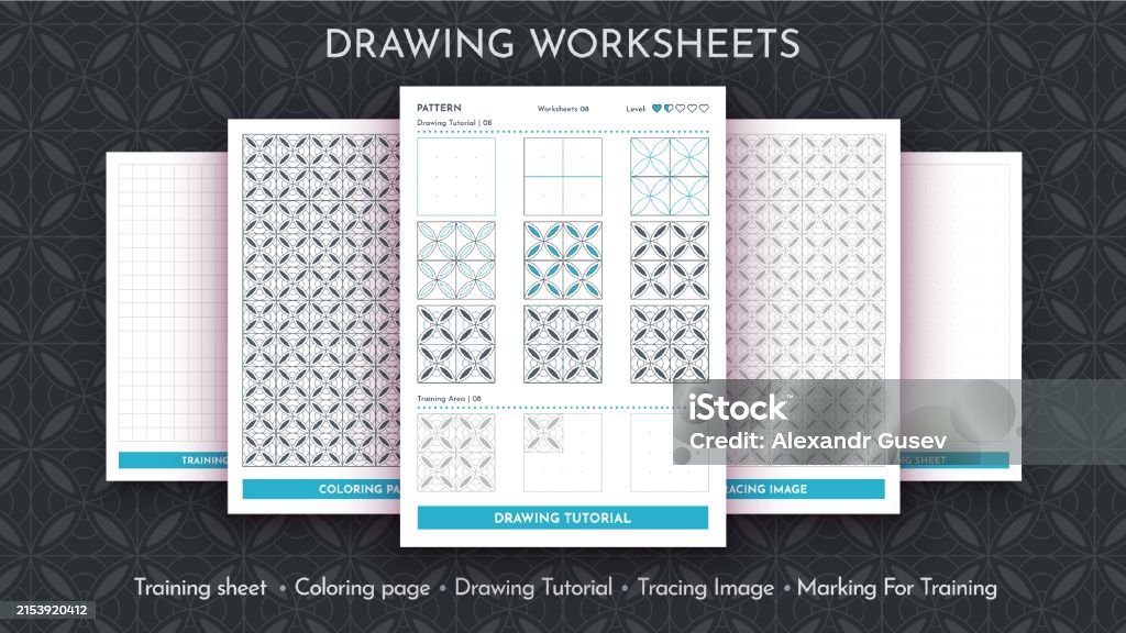 How To Draw A Pattern Step By Step Drawing Tutorial Draw Guide ...