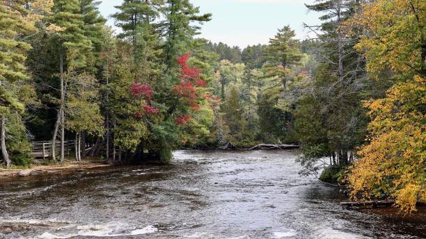 istock Fall Colors On The River 2153922027