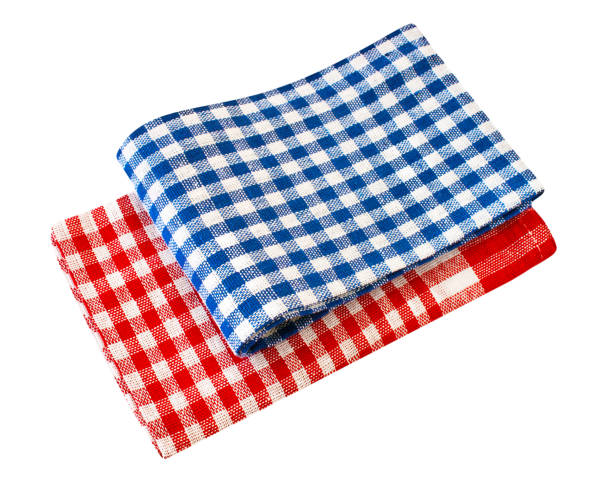 istock Kitchen dish towels isolated on white background 2153929676