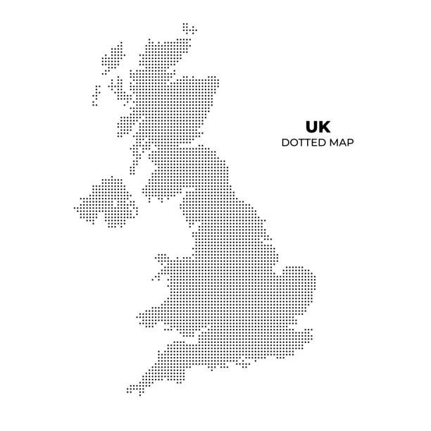 ilustrações de stock, clip art, desenhos animados e ícones de united kingdom map - reino unido