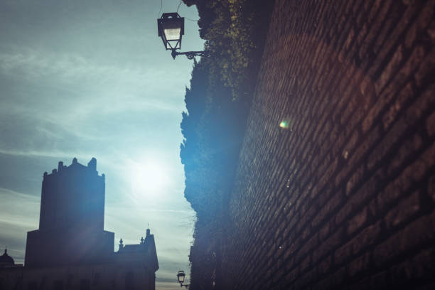 In the center of Rome, tilt shift lens