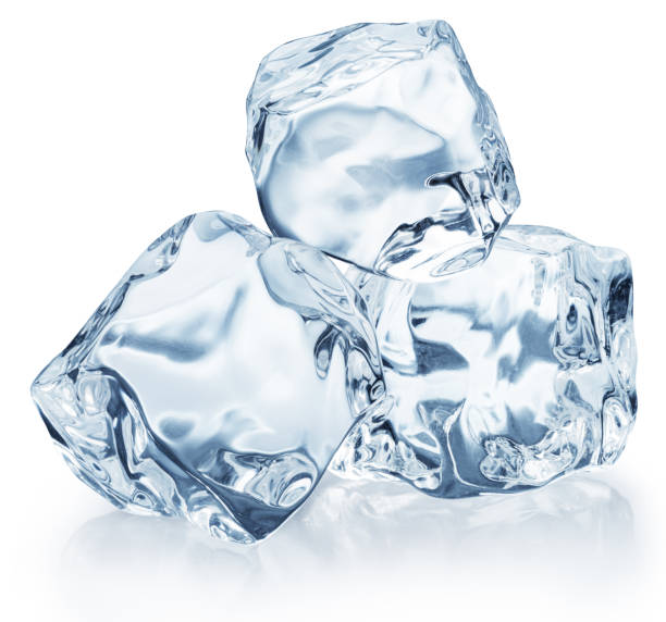 istock Perfect ice cubes on white background. File contains clipping paths. 2153935208