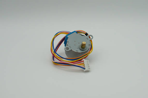 istock stepper mototor modul for A.I. close up on white surface 2153936002