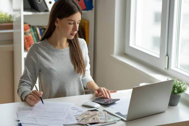 istock Worried about bankrupt debts and money 2153936612