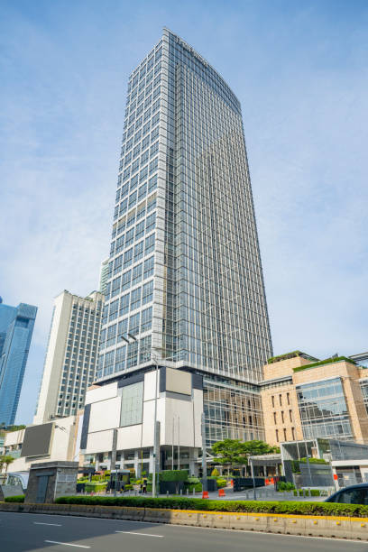 istock Skyscrapers and office building with blue sky 2153950549