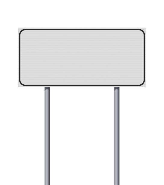 istock Italian city blank road sign 2153950970