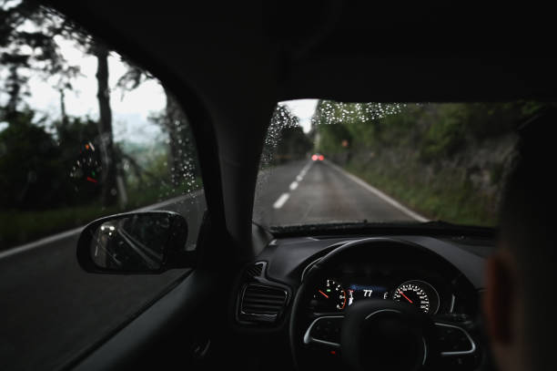 istock View from the car to the dashboard 2153951371