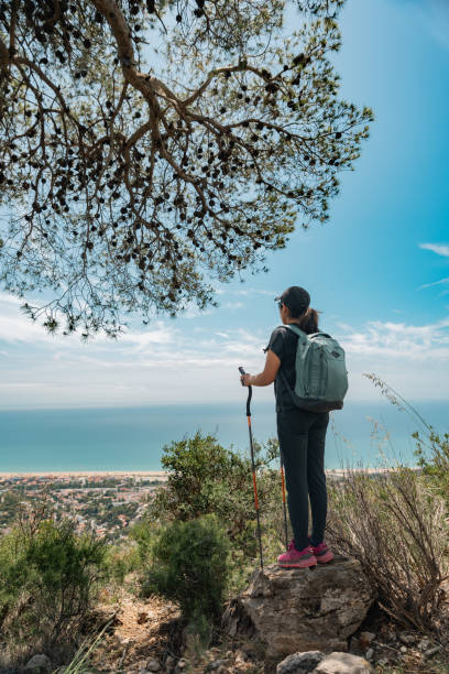 istock Hiker enjoys the views on the Mediterranean coast. 2153952323