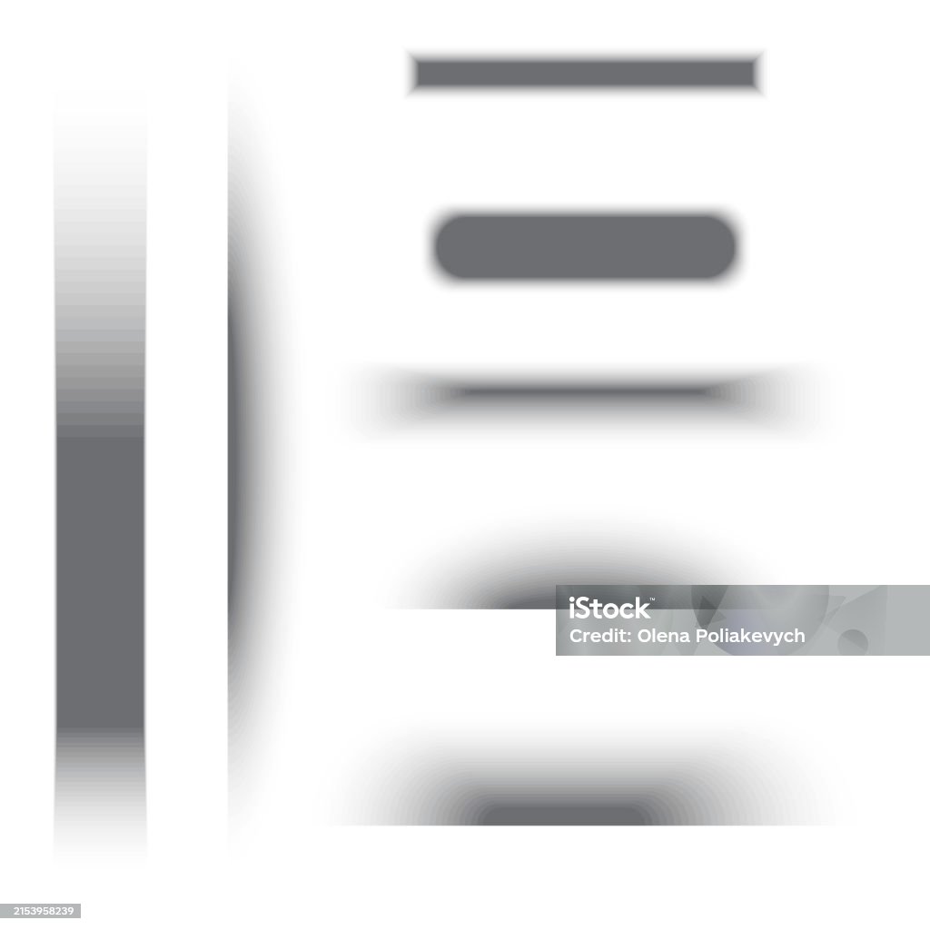 Realistic Gradient Shadows Transparent Background Vector Shadow ...