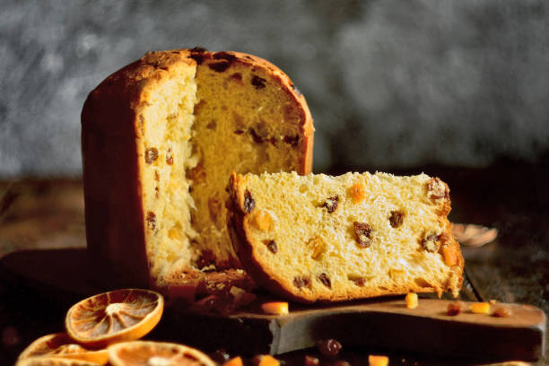 Panettone - traditional Italian Christmas cake