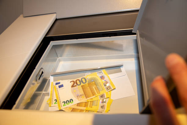 istock Euro banknotes in a safe deposit box 2153962448