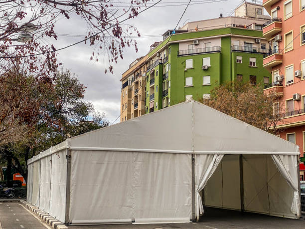 Huge tent in the street