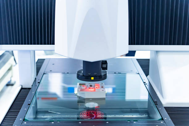 istock smart robot in manufacturing industry for industry 4.0 and technology concept. Robotic vision sensor camera system. 2153965375