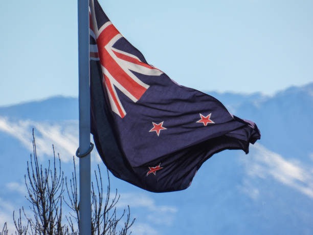 istock Alpine New Zealand Flag 2153967320