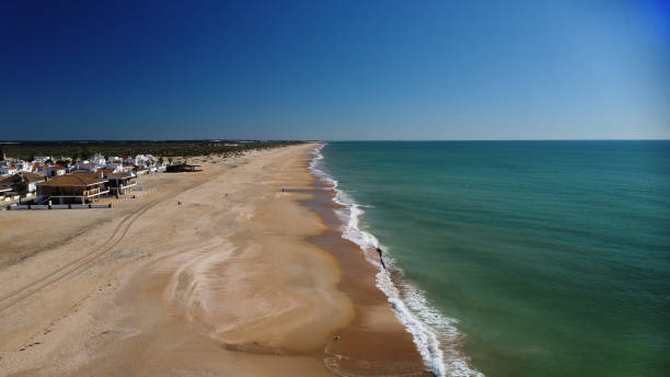 istock Air video capturing from the top with drone with sea view 2153968804