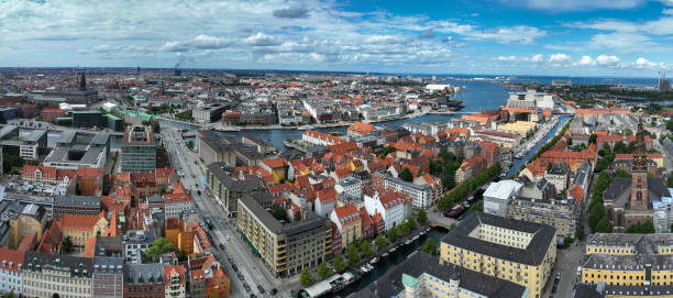 istock Copenhagen city Denmark aerial view 2153970638