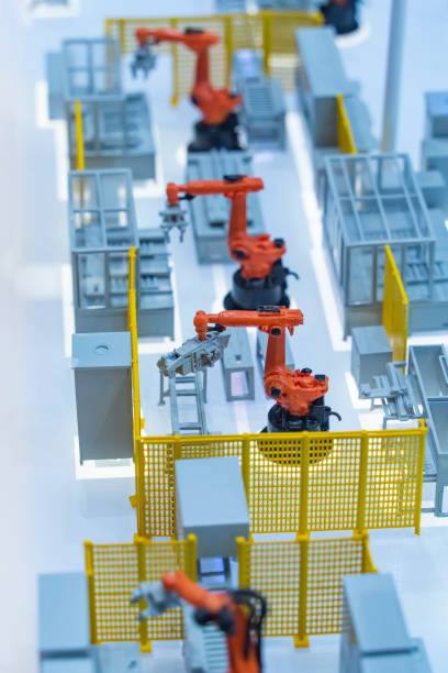 istock model of Robotic and Automation system control application on automate robot arm 2153972766