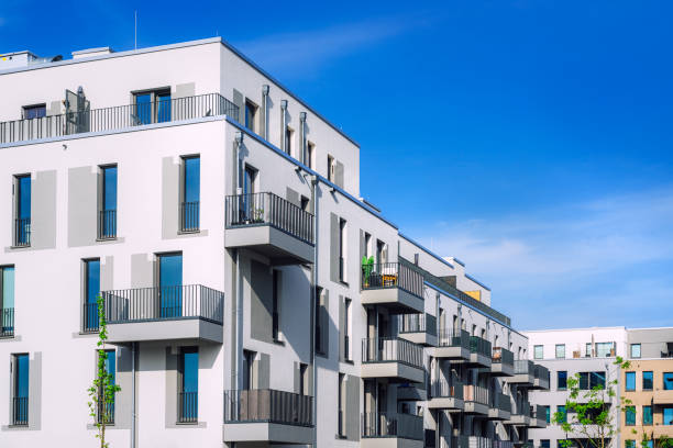istock Modern Apartment Buildings In Berlin With Green Courtyard 2153983510