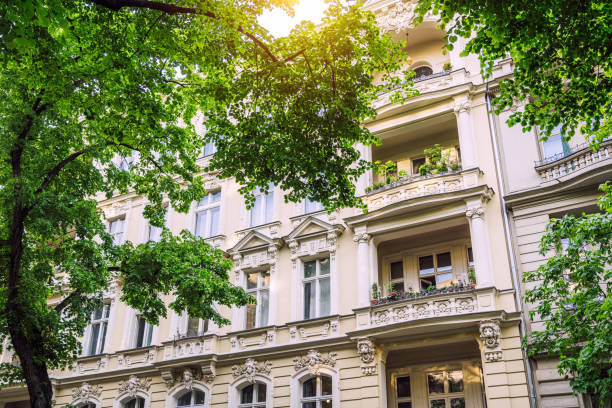 istock Historic Residential Building with Greenery in Berlin, Germany 2153983730