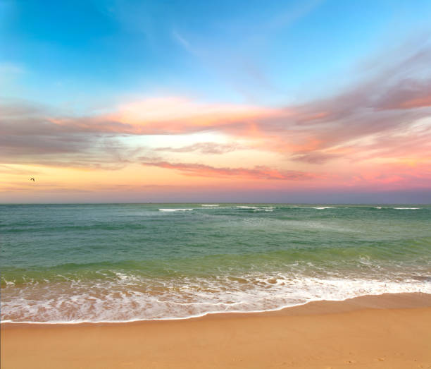 Beautiful seascape during sunset