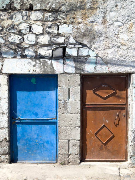 istock Old Metal Doors 2154009518