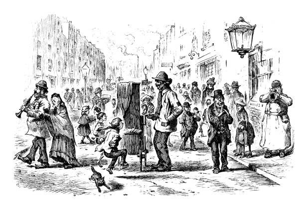 British satire caricature comic cartoon illustration