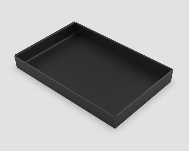 istock Blank eco - friendly food container tray isolated on white background. 2154015664