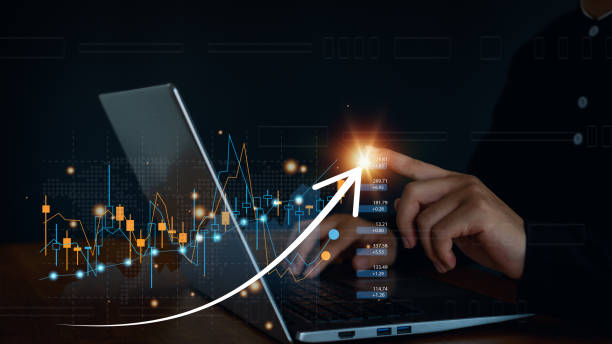 istock Businessman analyzing forex trading graph financial data. Business finance background.business finance technology and investment concept. Stock Market Investments Funds and Digital Assets. 2154015852