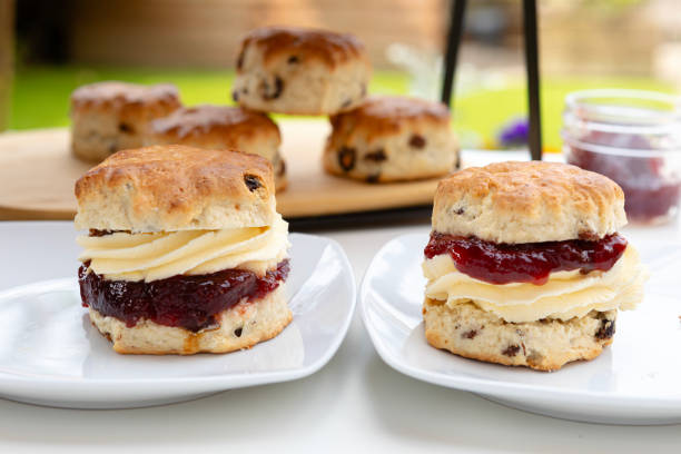 istock British Afternoon Tea -Scones Clotted Cream and Jam 2154016149