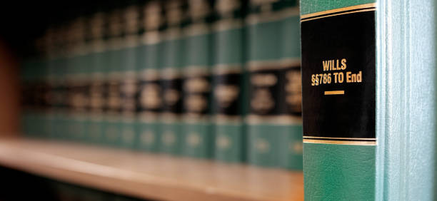 istock Lawbooks on Shelf for Study Legal Knowledge Wills Estates 2154016686