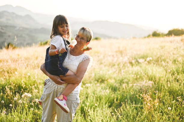 istock Family in a sunset nature. 2154017273