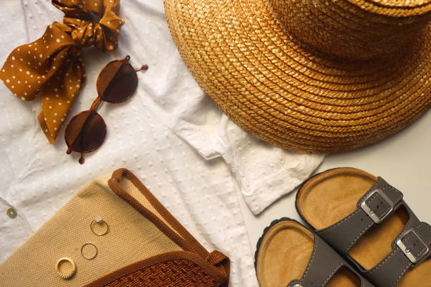istock White Blouse And Summer Accessories 2154020051