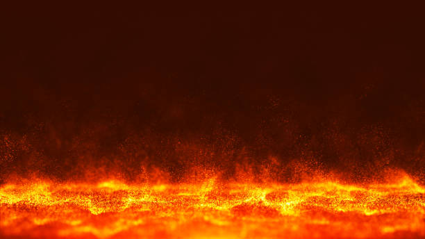 istock Fiery sparks on a dark background. Glowing sparks fly upward. Realistic fire, sparks and flames. Yellow and red light effect. Fiery orange glowing flying particles on a black background in 4k 2154023069