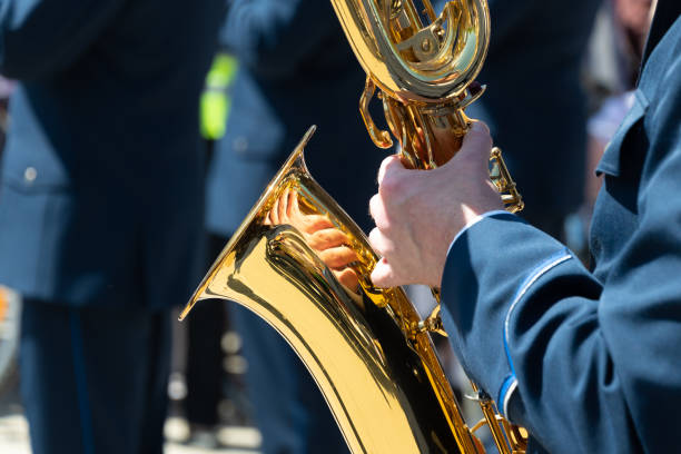 istock A man plays the saxophone, close-up. 2154024438