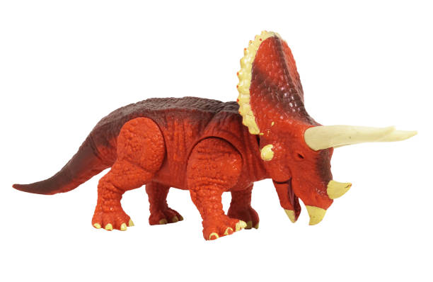 istock Triceratops dinosaur plastic toy i 2154024945